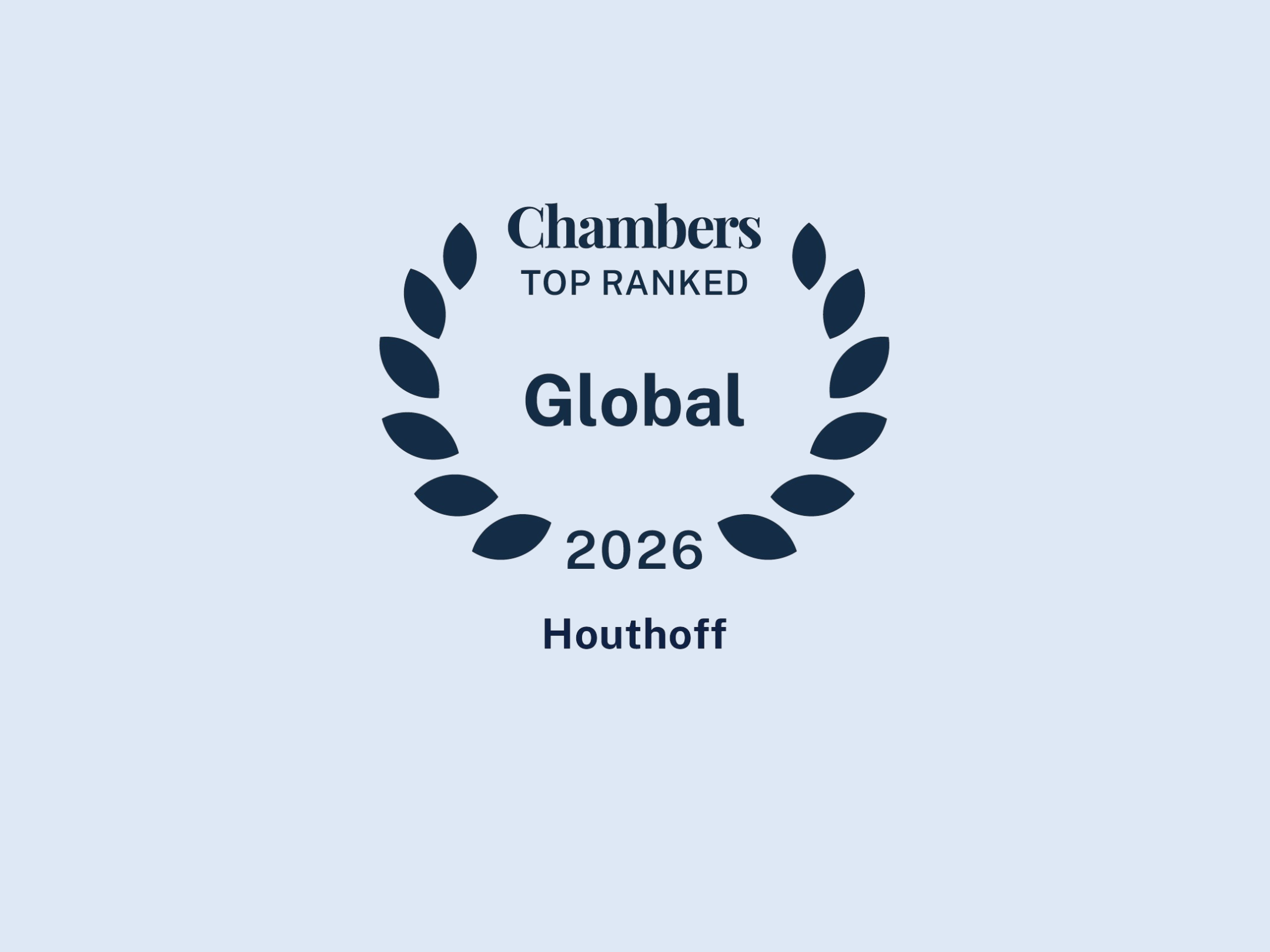 New rankings 2026 edition Chambers Global | Houthoff
